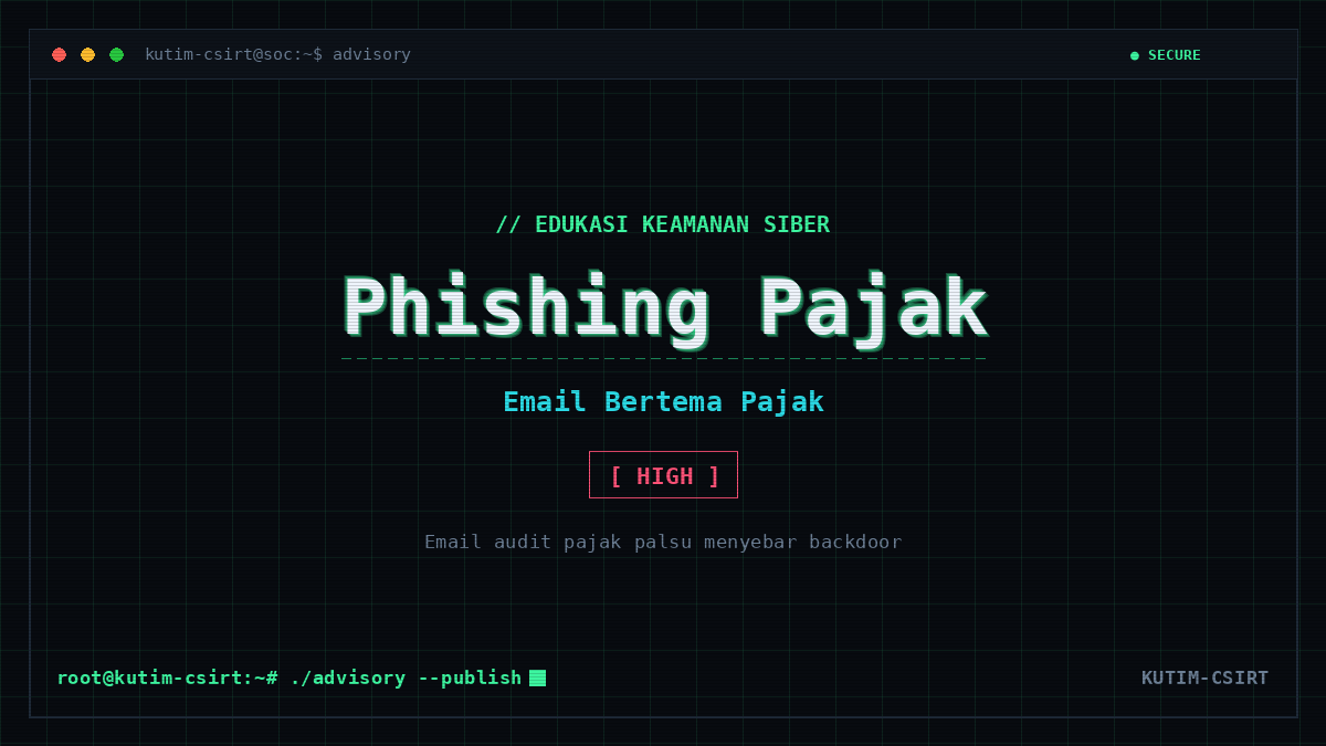 Waspada Email Pemberitahuan Audit Pajak: Kampanye SilverFox Menyasar Organisasi di Indonesia